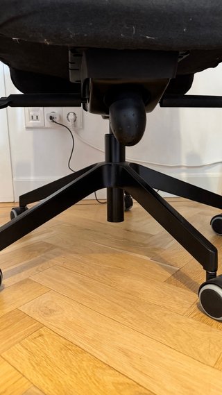 Silla de oficina Ikea negra