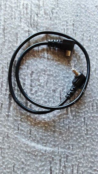 Cable Sincro Flash PC Sync a Jack Mono
