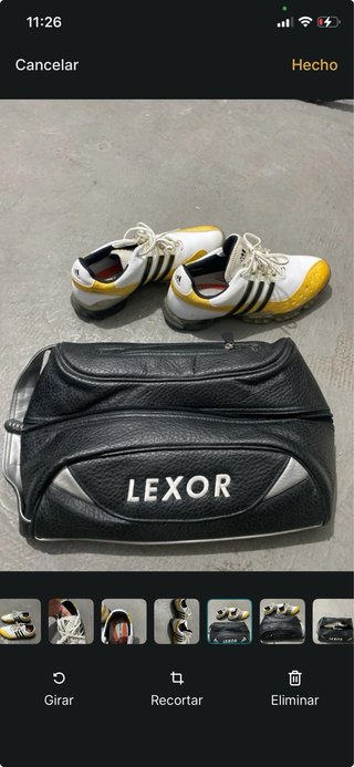 Zapatos de Golf Adidas Talla 42 + Bolsa lexor