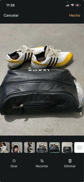 Zapatos de Golf Adidas Talla 42 + Bolsa lexor