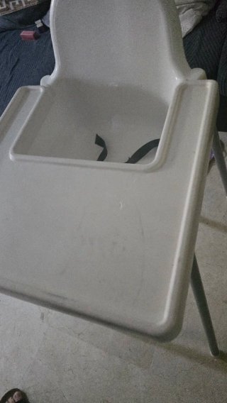 Trona IKEA blanca