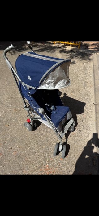 Silla de paseo Maclaren azul