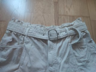 Shorts nuevos Mango beige algodón