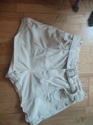 Shorts nuevos Mango beige algodón