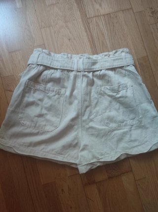 Shorts nuevos Mango beige algodón