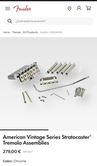 ¡REBAJA HOY!!Puente Fender Strstocaster