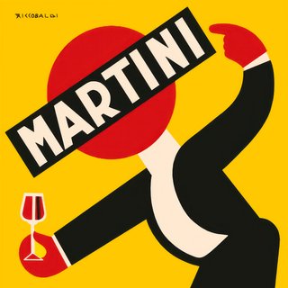 POSTER MARTINI 1928 RICCOBALDI ART DECO VINTAGE