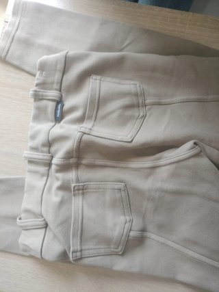 Pantalón hípica niña/niño beige