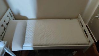 Cama infantil blanca Ikea