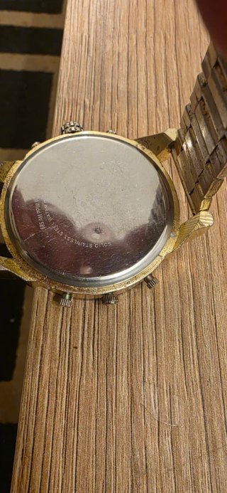 Orologio Diesel Uomo Nero e Oro