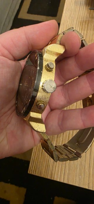 Orologio Diesel Uomo Nero e Oro