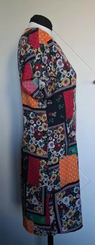 Vestito donna estivo fantasia patchwork