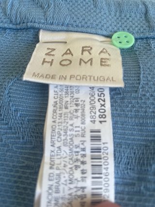 DOS colchas de Algodón Zara Home Azul
