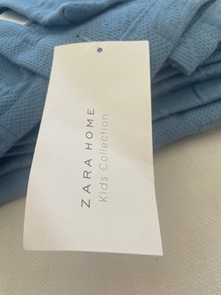 DOS colchas de Algodón Zara Home Azul