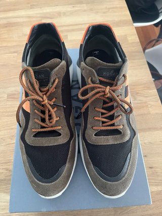 Zapatillas Hogan Marrón y Naranja