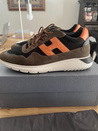 Zapatillas Hogan Marrón y Naranja