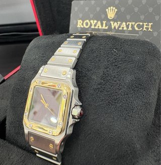 Cartier Santos oro y acero