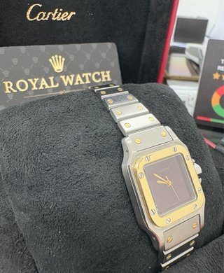 Cartier Santos oro y acero