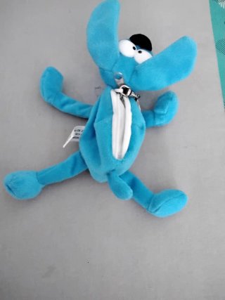 Llavero/Monedero Perro Azul