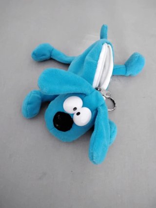 Llavero/Monedero Perro Azul
