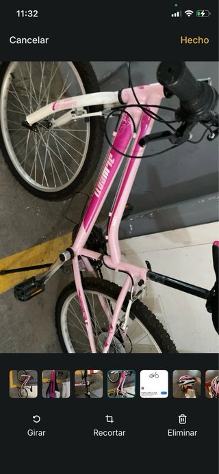 Bicicleta Jwenti Rosa per Bambina con Casco Combinabile