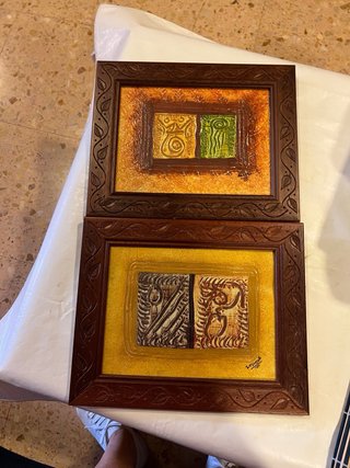 2 Cuadros Decorativos Madera