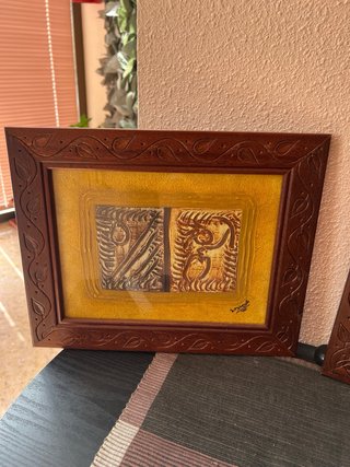 2 Cuadros Decorativos Madera