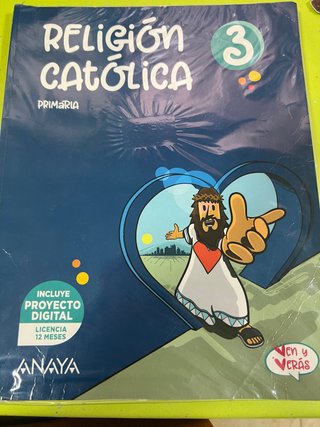 Libro religión 3 Primaria editorial Anaya