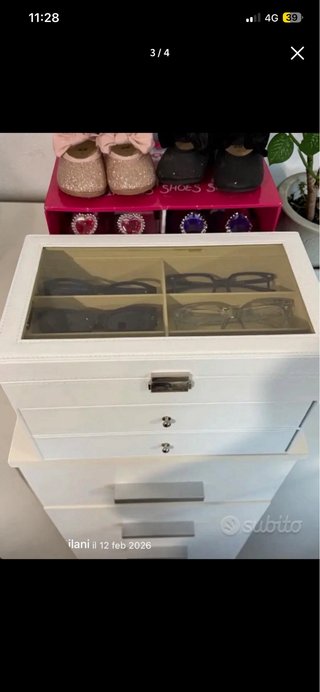 Scatola porta occhiali 12 scomparti