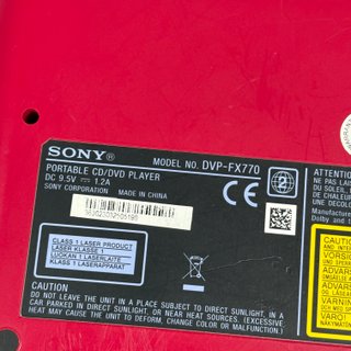 Portable Cd/Dvd Player Sony DVP-FX770