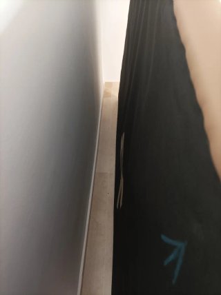 Cabecero polipiel marrón desgastado. Regalo funda