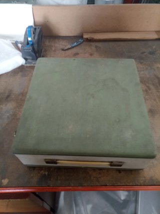 Tocadiscos Maleta Antiguo Beige/Verde