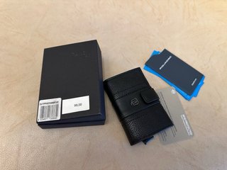 Portacarte Piquadro nero RFID