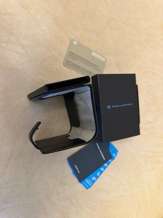 Portacarte Piquadro nero RFID