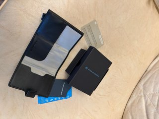 Portacarte Piquadro nero RFID