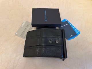 Portacarte Piquadro nero RFID