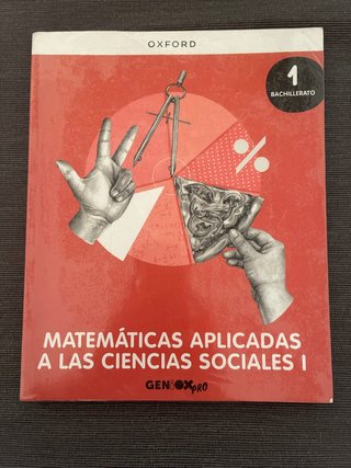 Matemáticas aplicadas a las Ciencias Sociales I.