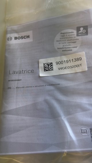 Lavadora Bosch Serie 2 Nueva