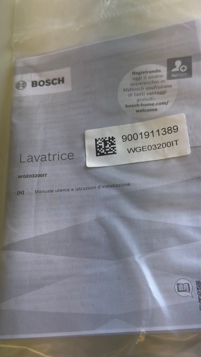 Lavadora Bosch Serie 2 Nueva