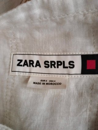 Camisa Zara Lino Edición Limitada Talla S