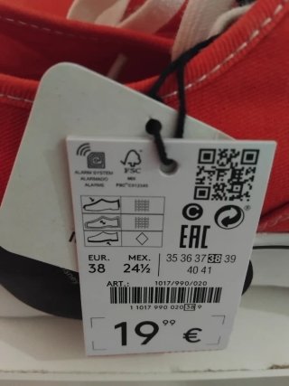 Zapatillas Disney Mickey Mouse x Lefties Rojas