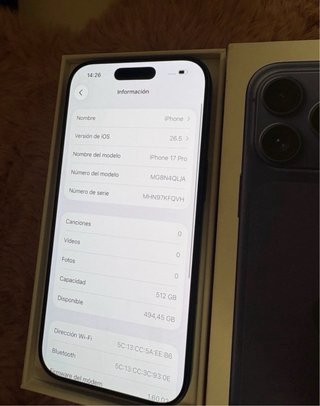 iPhone 17 Pro 512GB Azul Marino