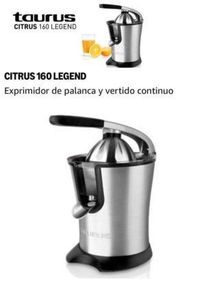 Exprimidor Taurus Citrus 160 Legend 160W