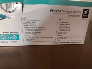 Plancha de Vapor Vertical THULOS TH-V1201