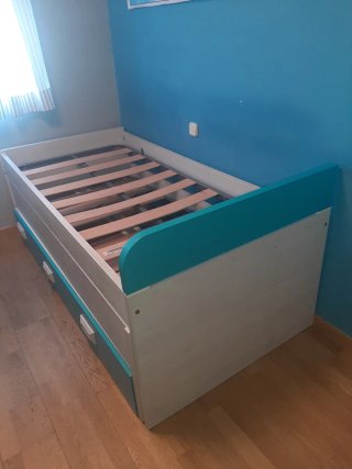 Cama juvenil nido doble