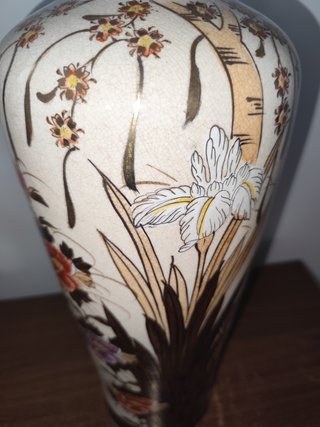 Lampada Satsuma Shimazu ceramica giapponese