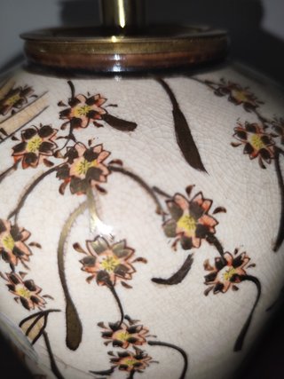 Lampada Satsuma Shimazu ceramica giapponese