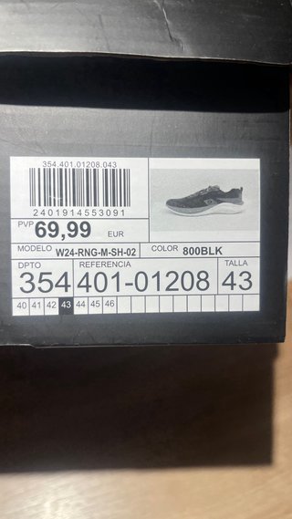 Zapatillas deportivas Boomerang negras y grises