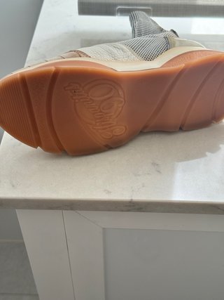 Botín mujer marca Hispanitas Talla 38 Beige/Blanco