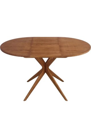 Mesa comedor redonda extensible 90cm nueva